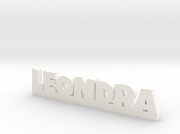 LEONDRA Lucky in White Processed Versatile Plastic