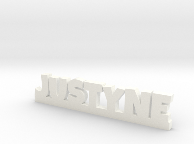 JUSTYNE Lucky in White Processed Versatile Plastic