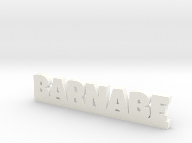 BARNABE Lucky in White Processed Versatile Plastic