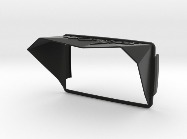 Sunshade (Clip-On) for BMW Navigator 6, GS-Logo in Black Natural Versatile Plastic