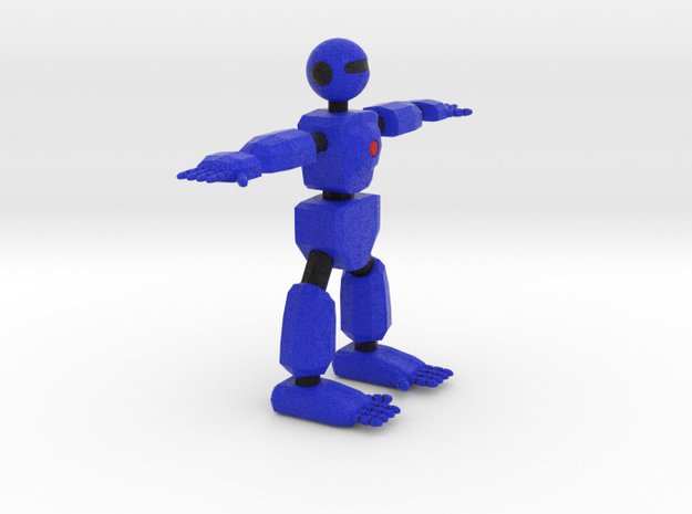 Robot Character Cartoon Bot in Full Color Sandstone