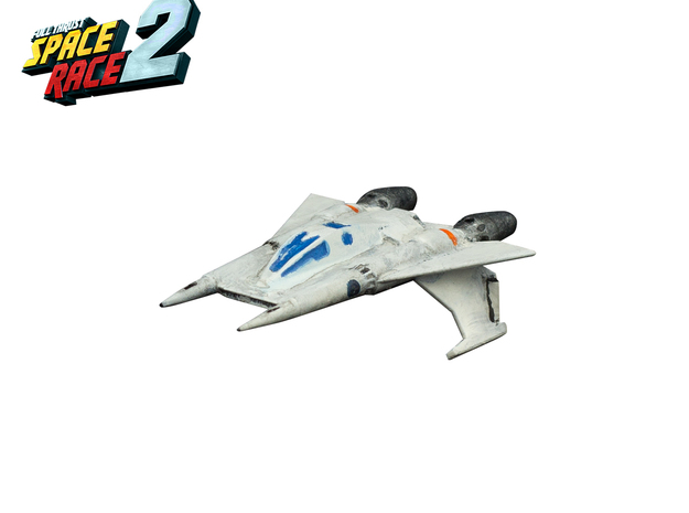 Space Race - #3 - Starfighter in Smooth Fine Detail Plastic
