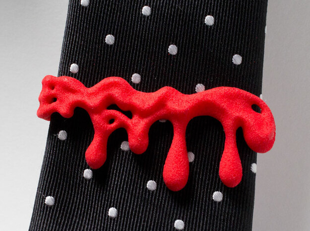 Drip Tie Bar -  2in. in Red Processed Versatile Plastic