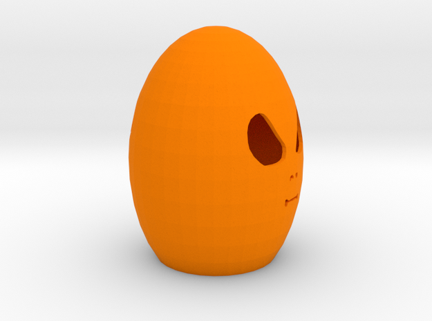 Easter Aliens Egg in Orange Processed Versatile Plastic