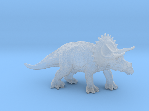 Triceratops in Smooth Fine Detail Plastic: 1:300