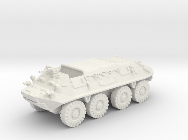 BTR 60 closed (Russian) 1/87 in White Natural Versatile Plastic