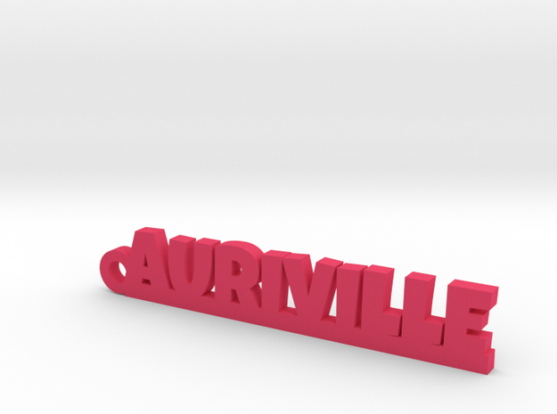 AURIVILLE Keychain Lucky in Pink Processed Versatile Plastic