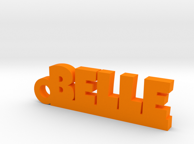 BELLE Keychain Lucky in Orange Processed Versatile Plastic