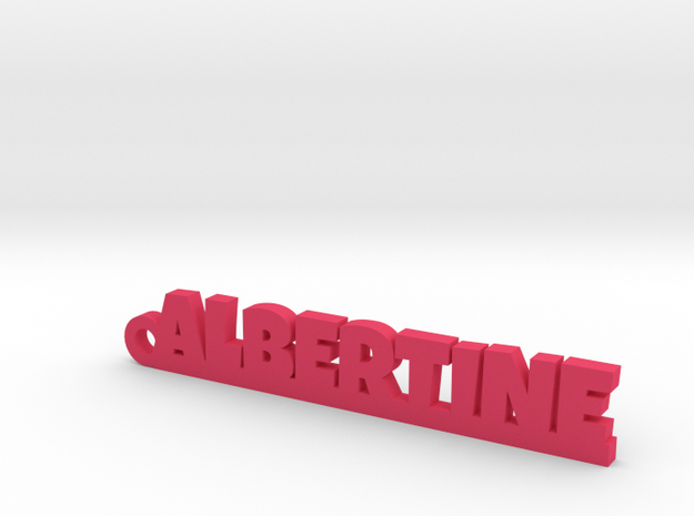 ALBERTINE Keychain Lucky in Pink Processed Versatile Plastic