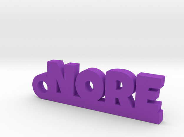 NORE Keychain Lucky in Purple Processed Versatile Plastic