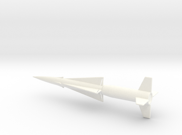 1/160 Scale Nike Ajax Missile in White Processed Versatile Plastic