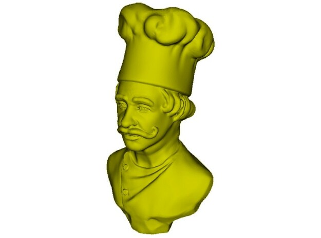 1/9 scale Chef de cuisine bust