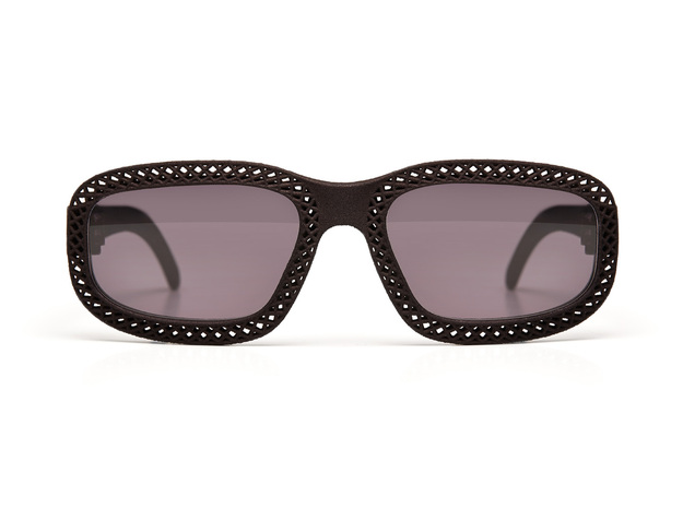 'Hatch' glasses for Eyewear Kit in Black Natural Versatile Plastic