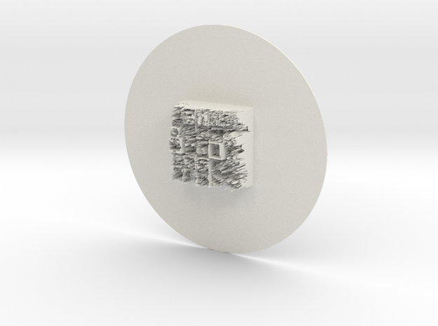 testspinnerversion000000 aquacomb in White Natural Versatile Plastic
