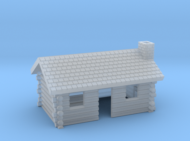 Log Cabin 1 - Zscale in Smoothest Fine Detail Plastic