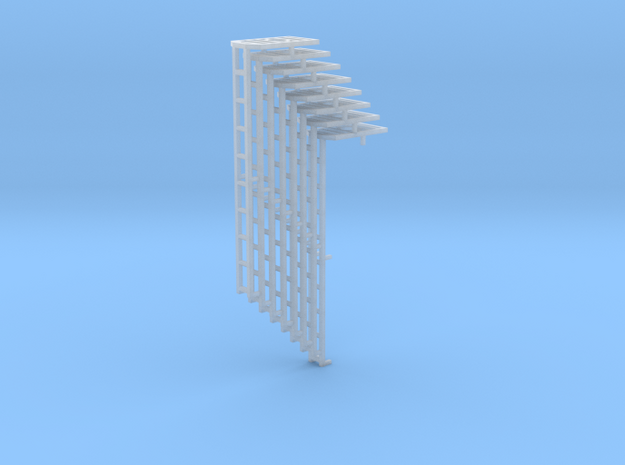 Signal ladders with platform vertical ladder in Smooth Fine Detail Plastic