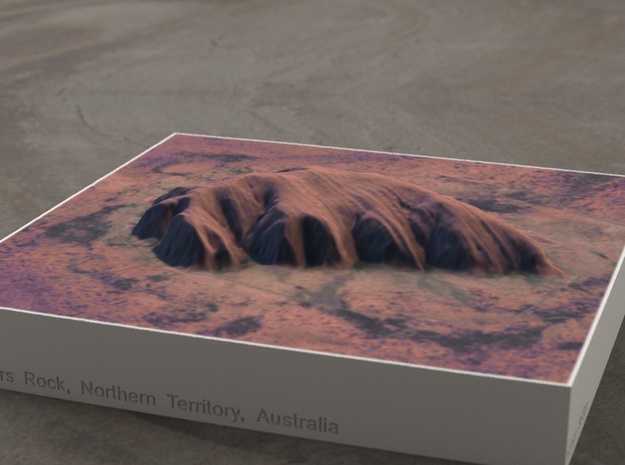 Uluru/Ayers Rock, Australia, 1:25000 Explorer in Full Color Sandstone