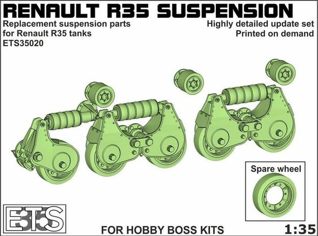 ETS35020 Renault R35 Suspension (for HobbyBoss)