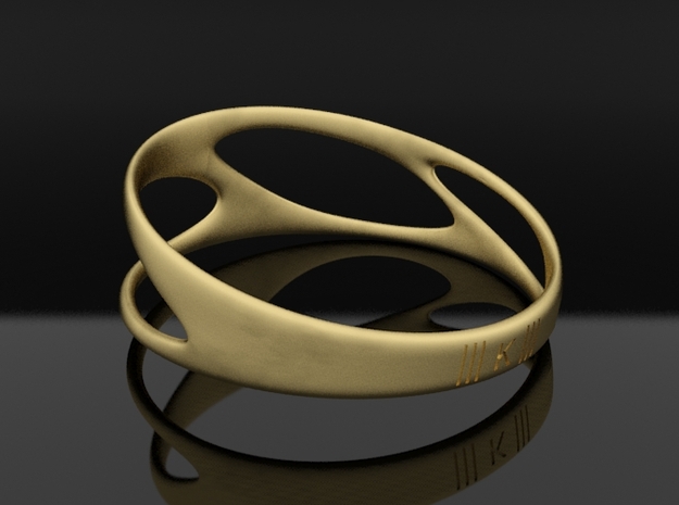 bracelet ||| K ||| SERIES in Natural Brass