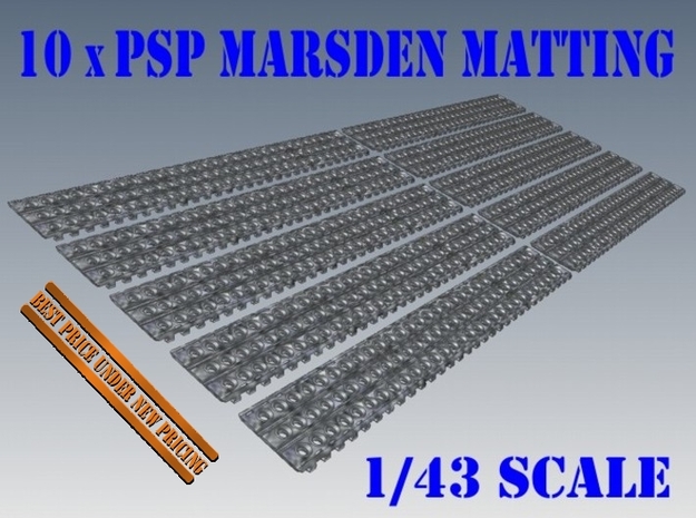 1-43 X10 PSP Marsden Matting in White Natural Versatile Plastic