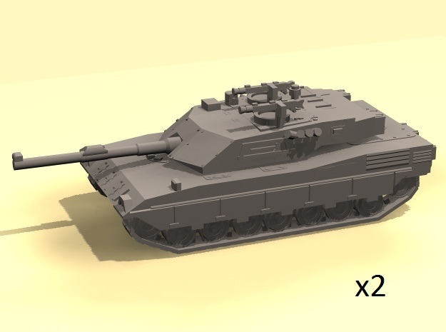 1/160 scale C1 Ariete tank in Smooth Fine Detail Plastic