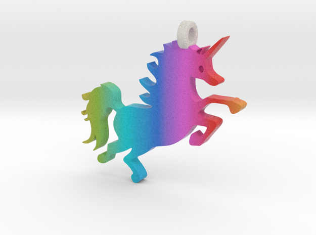 Rainbow Unicorn! in Full Color Sandstone