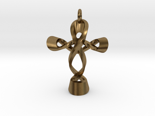 Cross CM Pendant in Natural Bronze