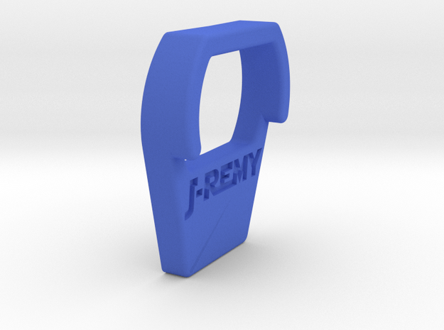 Flysky GT3B Power Button Guard and Protector in Blue Processed Versatile Plastic