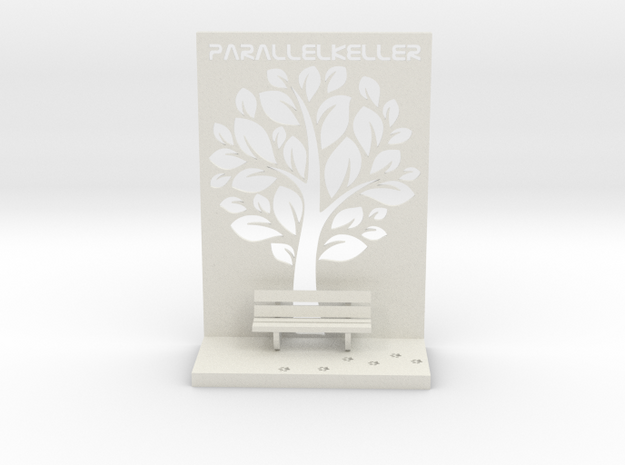The Parallelkeller book rest in White Natural Versatile Plastic
