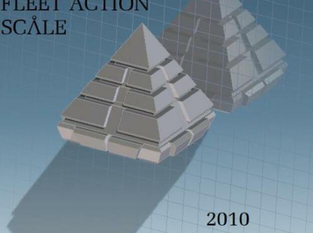 Pyramid Fleet Action in White Natural Versatile Plastic