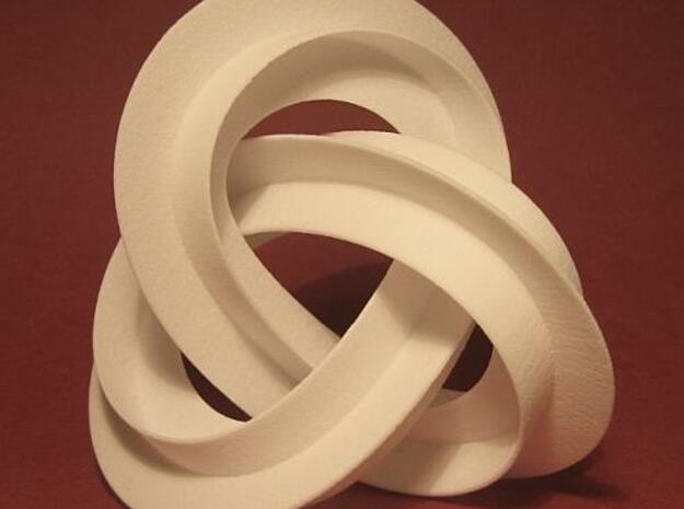 mobius strip in White Natural Versatile Plastic