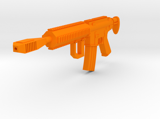 One World M4 Carbine in Orange Processed Versatile Plastic