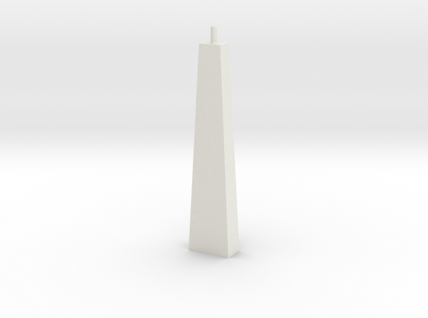 Pylon Wdw Single N 50mm in White Natural Versatile Plastic