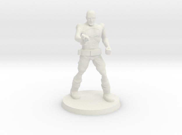 Deathboy Raider 1 in White Natural Versatile Plastic