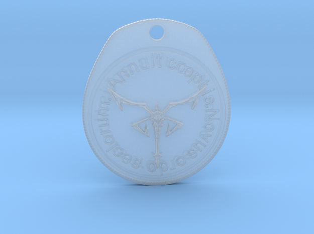 Resident Evil 4: Los Illuminados medal in Smooth Fine Detail Plastic