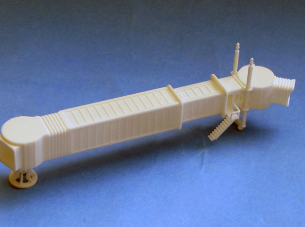 Articulated airport jetway (aerobridge), 1:200 in Smooth Fine Detail Plastic