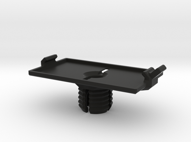 Octamount with Battery Tray combo in Black Natural Versatile Plastic: Small
