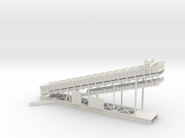 1/64 Sugar Beet Piler Main Conveyor  in White Natural Versatile Plastic