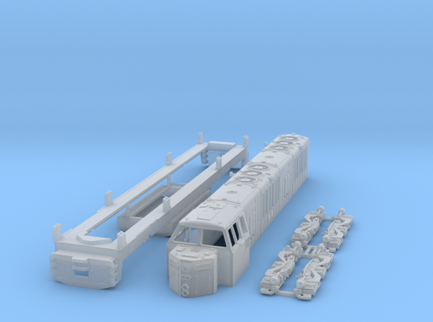 HO Scale KM ML4000 Hood unit in Smooth Fine Detail Plastic