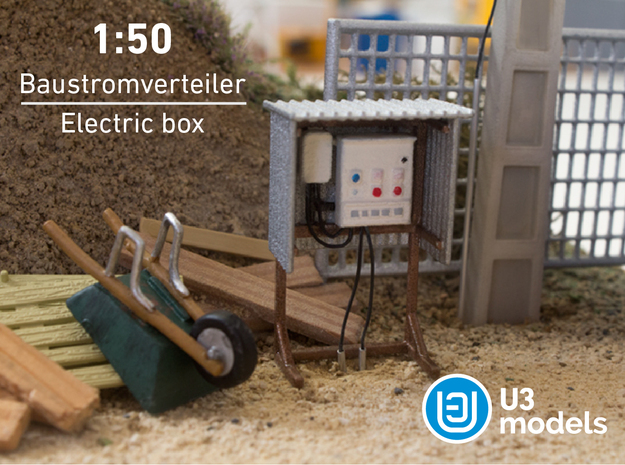 1:50 Baustromverteiler / Electric box / Cuadro elé