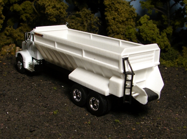 1/64th "S" Scale Model 802 Self-Unloading Truck Be in White Processed Versatile Plastic