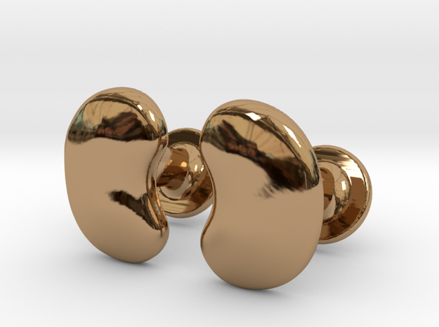 Milnerfield Salk Cufflinks - Pair in Polished Brass