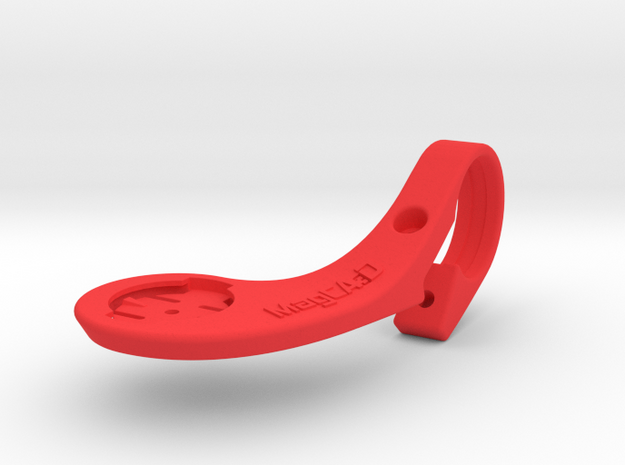 Garmin Out Front Aero Mount - 25.4mm in Red Processed Versatile Plastic