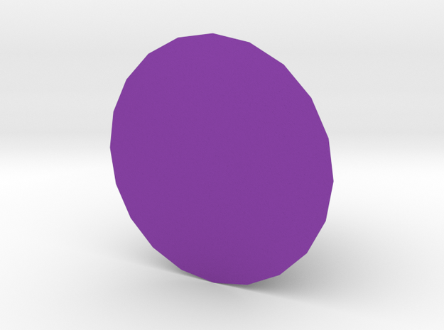 Cone in Purple Processed Versatile Plastic