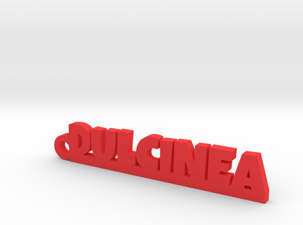 DULCINEA_keychain_Lucky in Red Processed Versatile Plastic