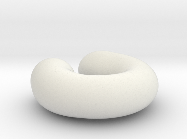 Q-12: "Yameco" by ONTOPO in White Natural Versatile Plastic