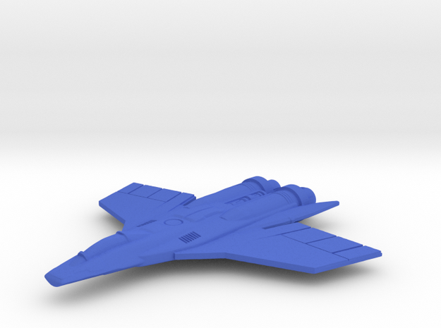 Sky Hawk Space Fighter  in Blue Processed Versatile Plastic