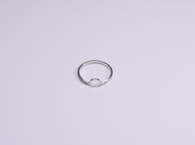BETTER HALF Ring(HEXAGON), US size 12.5, d=22mm  in Polished Silver: 12.5 / 67.75