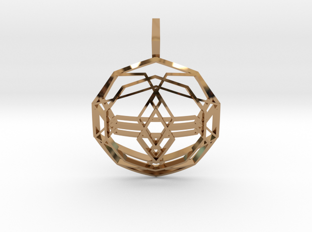 Source Sphere (Domed) in Polished Brass