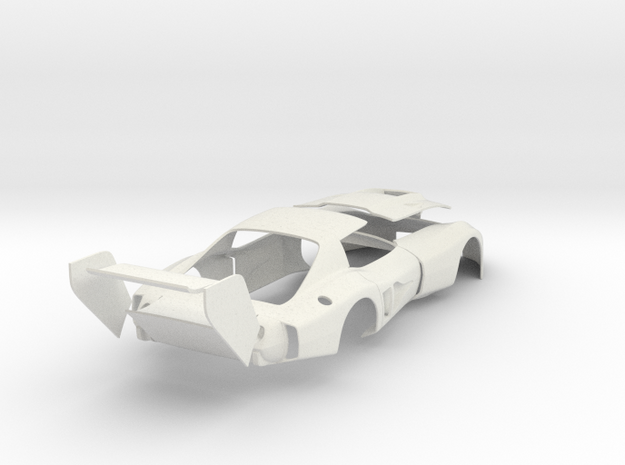 01-B 1977 John Greenwood IMSA GTO Corvette in White Natural Versatile Plastic: 1:25